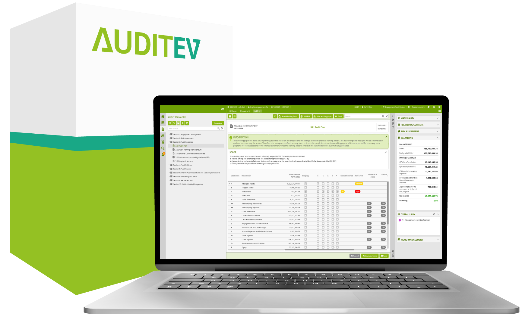 Auditev Software